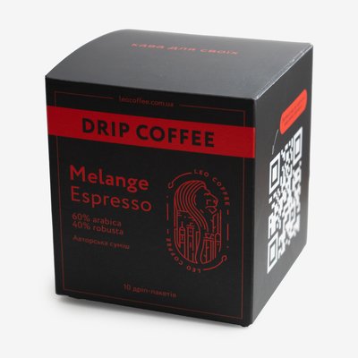 Дріп-кава Melange Espresso (10 шт.) 623561147719 фото